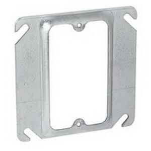 Raco 774 Pre-Galvanized Steel 1-Gang Drawn Device Cover 4-Inch x 4-Inch x 1-Inch