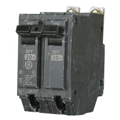 GE Industrial THQB2130 Bolt-On Mount Type THQB Miniature Circuit Breaker 2-Pole 30-Amp 120/240-Volt AC