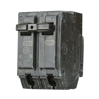GE Industrial THQL2120 Plug-In Mount Type THQL Feeder Molded Case Circuit Breaker 2-Pole 20-Amp 120/240-Volt AC