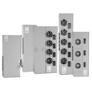 GE Industrial TMPR12422R 1-Phase Meter Stack Module 4 Socket 225-Amp Meter Mod III&reg;