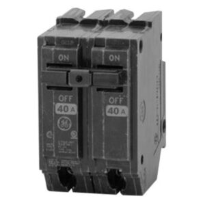 GE Industrial THQL2140 Plug-In Mount Type THQL Feeder Molded Case Circuit Breaker 2-Pole 40-Amp 120/240-Volt AC